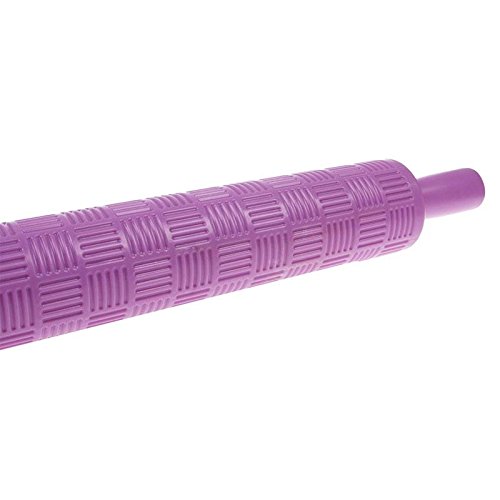 

Hot DIY Embossed Rolling Pin Gum Paste Embossing Sugarcraft Decor Cake Mold Tool