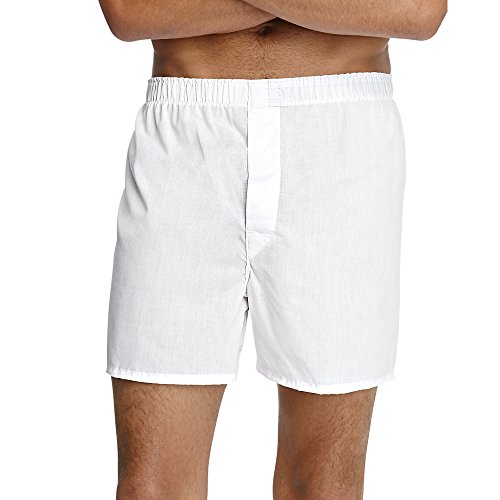 Hanes Men's TAGLESS Full-Cut Boxer with Comfort Flex Waistband 4-Pack