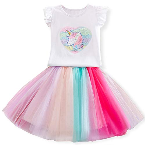 Algopix Similar Product 16 - TTYAOVO Baby Girls Unicorn Sleeveless