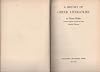 History of Greek Literature by Hadas Moses (1959-01-01) Hardcover