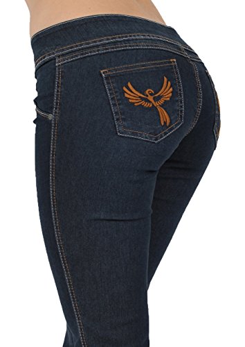 3028 -U-Turn Jeans, Colombian Design Butt lift, Levanta Cola, Straight leg Jeans