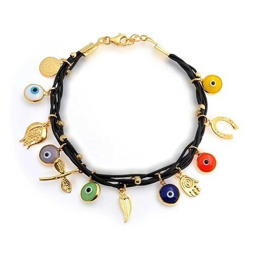 Algopix Similar Product 15 - Bling Jewelry Multi Color Gold Plated