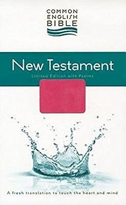 CEB Common English Bible New Testament with Psalms, Limited Edition Pink/Chocolate Brown DecoTone