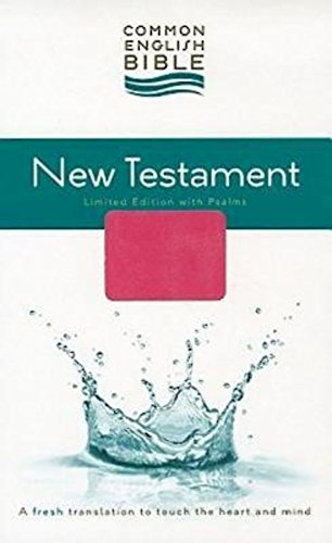 CEB Common English Bible New Testament with Psalms, Limited Edition Pink/Chocolate Brown DecoTone by Common English Bible