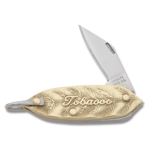 

Novelty Cutlery Tobacco Leaf Folding Knife K0025