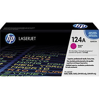 HP 124A (Q6003A) Magenta Original LaserJet Toner Cartridge - Magenta - Laser - 2000 Page - 1 Each