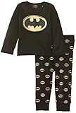 Batman - Pijama para bebé, color negro, talla 18 - 24 meses
