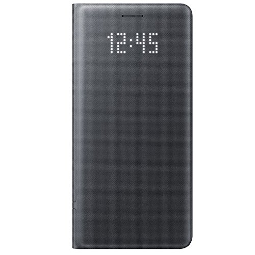 Genuine Official Samsung LED Flip Wallet Cover Case for Samsung Galaxy Note 7 - Black (EF-NN930PBEGWW)