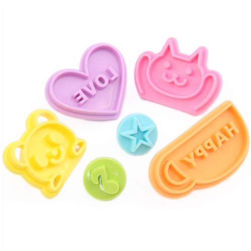 Algopix Similar Product 9 - 6 animal word shape toast food stamp