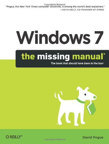Windows 7: The Missing Manual by Joli Ballew