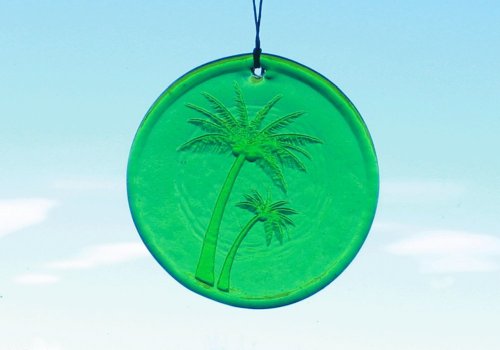 Algopix Similar Product 18 - The Glass Refactory Green Palm Tree