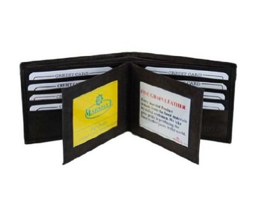 Marshal Men's Genuine Leather Multi Pocket Wallet