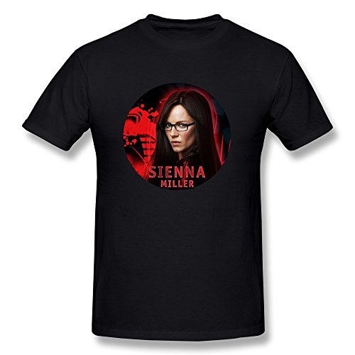 

S-Kaso Men's Making Funny Sienna Miller T-shirt Black