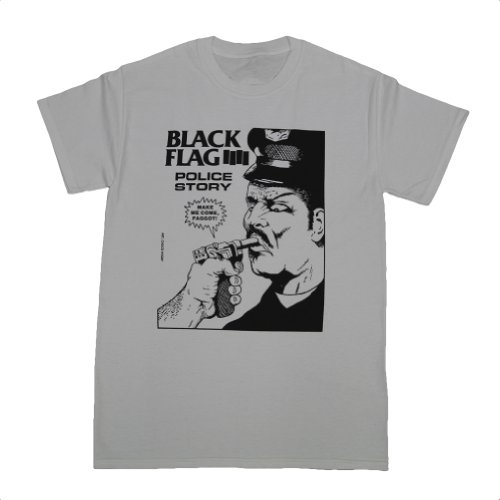 BLACK FLAG Police Story T-shirt
