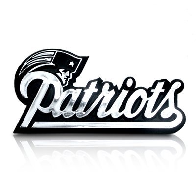 NFL New England Patriots 3d Chrome Car Emblem