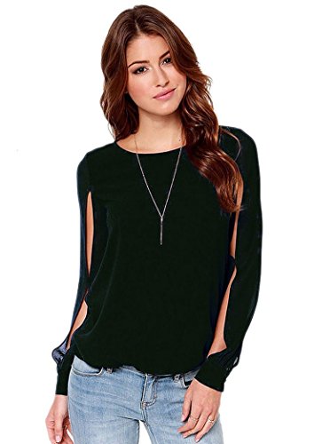Amoin Women's Casual Fashion Flare Sleeve Blouses
