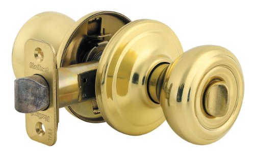

KWIKSET SIGNATURE Cameron Bed/Bath Knob in Polished Brass 730CN3RCAL