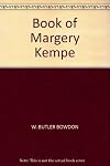 THE BOOK OF MARGERY KEMPE