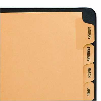 

Gold Reinforced Laminated Tab Dividers with JAN-DEC Tabs (12 Tabs, 12 Sets/ Box) [Set of 2]