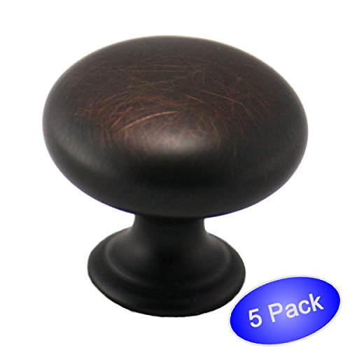 Cosmas® 4950ORB Oil Rubbed Bronze Cabinet Hardware Round Mushroom Knob - 1-1/4