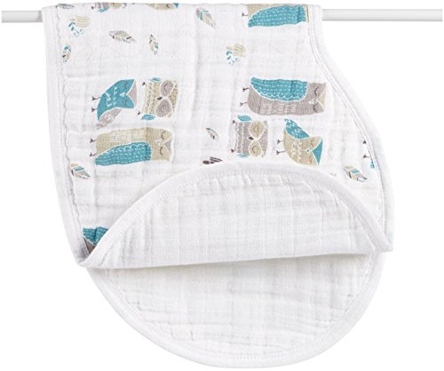 aden + anais Organic Burpy Bib, Wise Guys