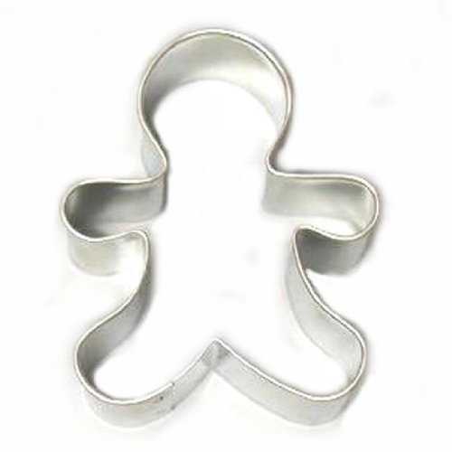 Gingerbread Boy Man Metal Cookie Cutter for Holiday Baking / Christmas Party Favors / Scrapbooking Stencil