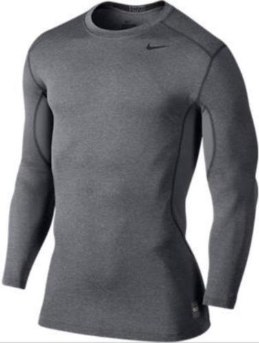 Nike 449788 Core Fitted LS Top 1.2 - Carbon Heather