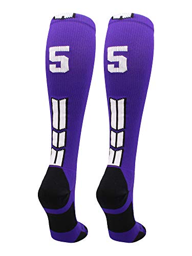 Algopix Similar Product 11 - MadSportsStuff Player Id Number Socks