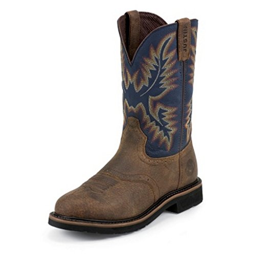Justin Men's Stampede Work Boot Steel Toe