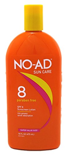No-Ad Spf#08 Tanning Lotion 16oz