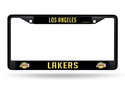 Algopix Similar Product 3 - Los Angeles Lakers Black Metal License