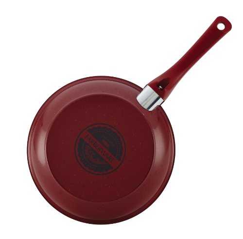 

Farberware New Traditions Speckled Aluminum Nonstick 5-Quart Jumbo Cooker with Helper Handle, Red with Red Handles