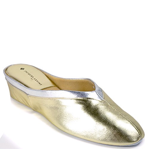 Jacques Levine #4640 Womens Wedge Slipper