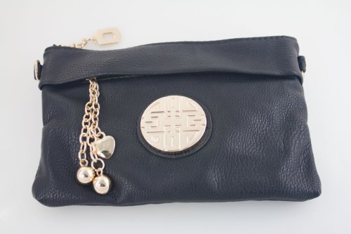 Women's Soft-Feel Leather Wristlet Crossbody Wallet