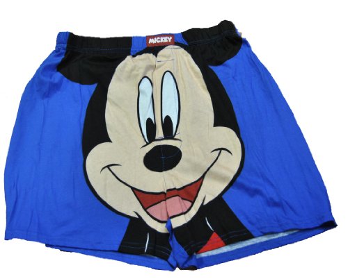 Disney Mickey Mouse Men's Royal Blue Boxers Shorts