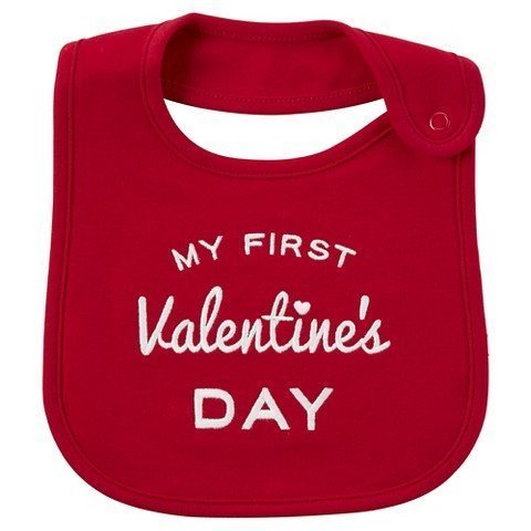Carter's Just One You My First Valentine's Day Baby Bib