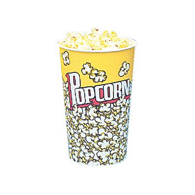 snappy popcorn 32oz yellow popcorn cups, 50 count, 3 pound