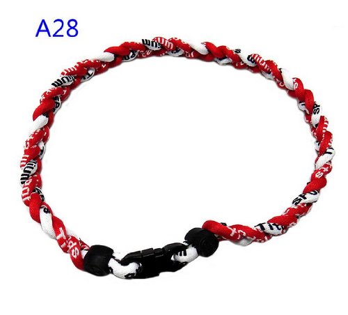 

Liroyal Titanium Baseball Necklace 20 Inch