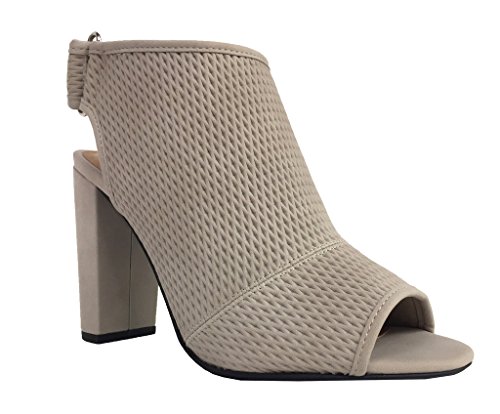 AFINA! Delicious Women's Modern Peep Toe Perforated Ankle Bootie