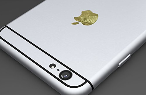 Real 22k Gold Leaf Apple Logo Color Changer Vinyl Sticker Decal iPhone 6,Plus,5s,5c