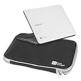 DURAGADGET　サムスンSamsung Chromebook Series 5＆日本サムスン Chromebook Wi-Fi 並行輸入品専用　11.6インチ防水・衝撃に強いキャリーケース　黒