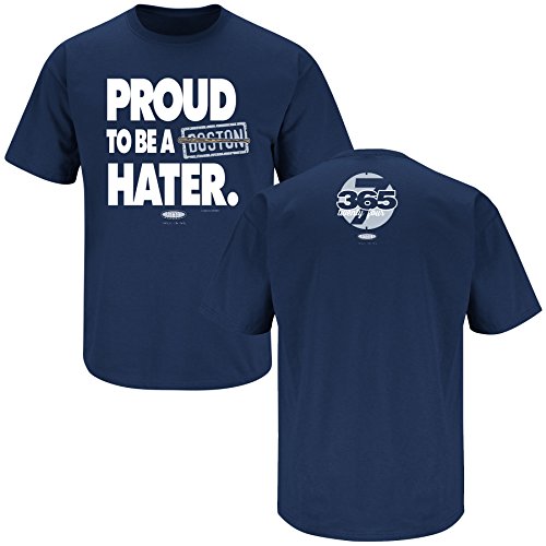New York Yankees Fans. Proud To Be A Red Sox Hater Navy T-Shirt (S-5X)