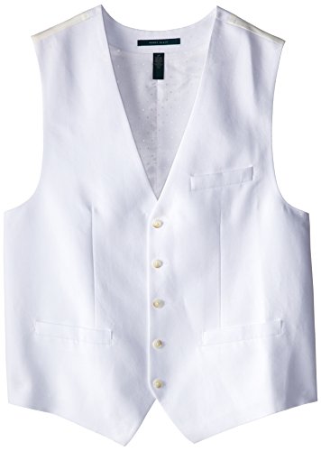 Perry Ellis Men's Big-Tall Linen Suit Vest