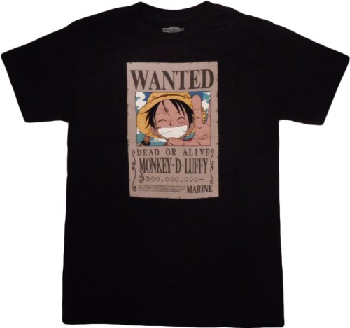 One Piece: Monkey D Luffy Wanted T-Shirt