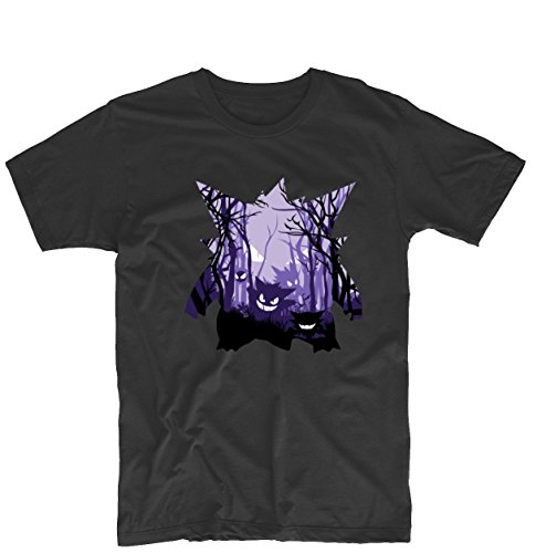 Poisoned Forest Pokemon Gengar Mens & Womens Printing Design Tee