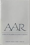 Journal of the American Academy of Religion, vol. 66, no. 2, Summer 1998