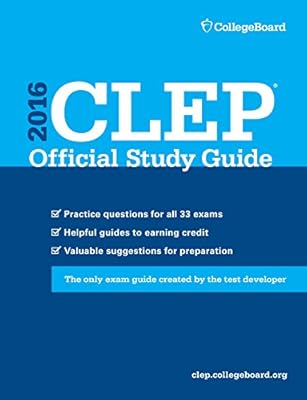 CLEP Official Study Guide 2016