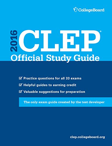 CLEP Official Study Guide 2016 by The College Board
