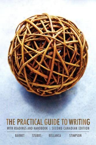 The Practical Guide to Writing, Second Canadian Edition (2nd Edition) by Sylvan Barnet