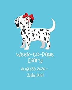 Week-to-Page Diary 2020-2021: Puppy by Lepidoptera Diaries